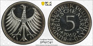 1969-F 5 Mk Regular Issue PR68CAM