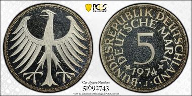 1974-J 5 Mk J-387 PR67DCAM