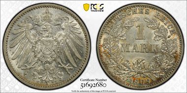 1909-E Mark J-17 MS62