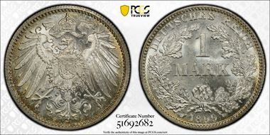 1899-F Mark J-17 MS66