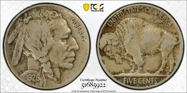 1926-S 5C VF30