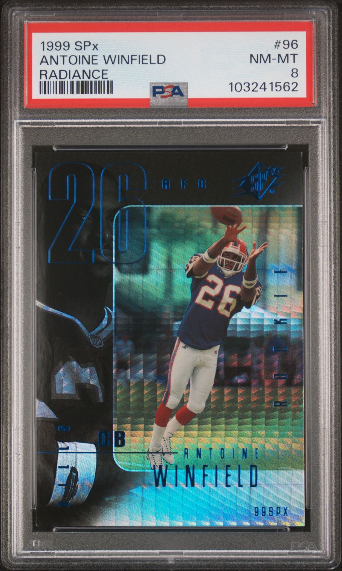 1999 SPx SPX RADIANCE #96 Antoine Winfield front