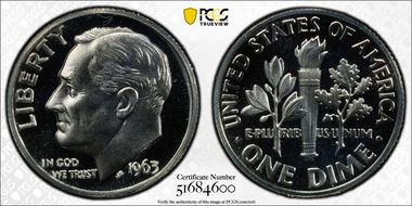 1963 10C DDR FS-801 PR68CAM