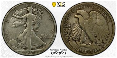 1919-D 50C F15