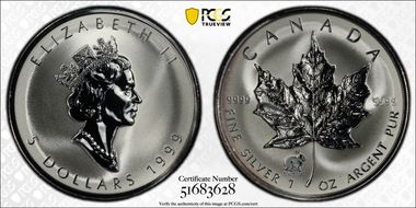 1999 $5 ML Rabbit Privy SP69