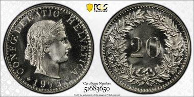 1974 20 Rap MS68