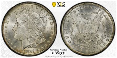 1881-CC $1 MS64+