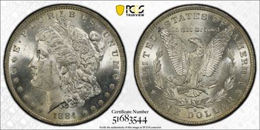 1884-O $1 MS62