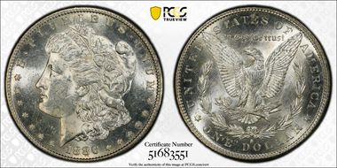 1886-S $1 MS62