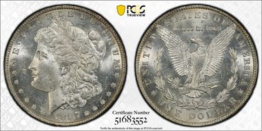 1887 $1 MS63