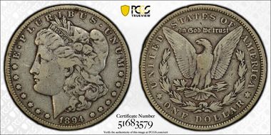 1894 $1 F15