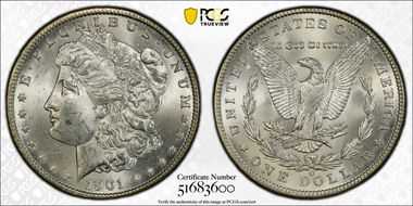 1901-O $1 MS62