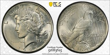 1927 $1 MS63