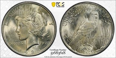 1923 $1 MS63