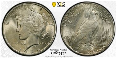1925 $1 MS62