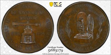 1936 Medal Grove-490b AE Casa De Moneda MS65BN