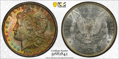 1883-O $1 MS64