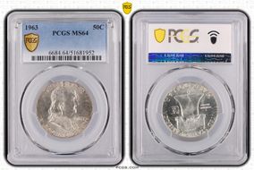 1963 50C MS64