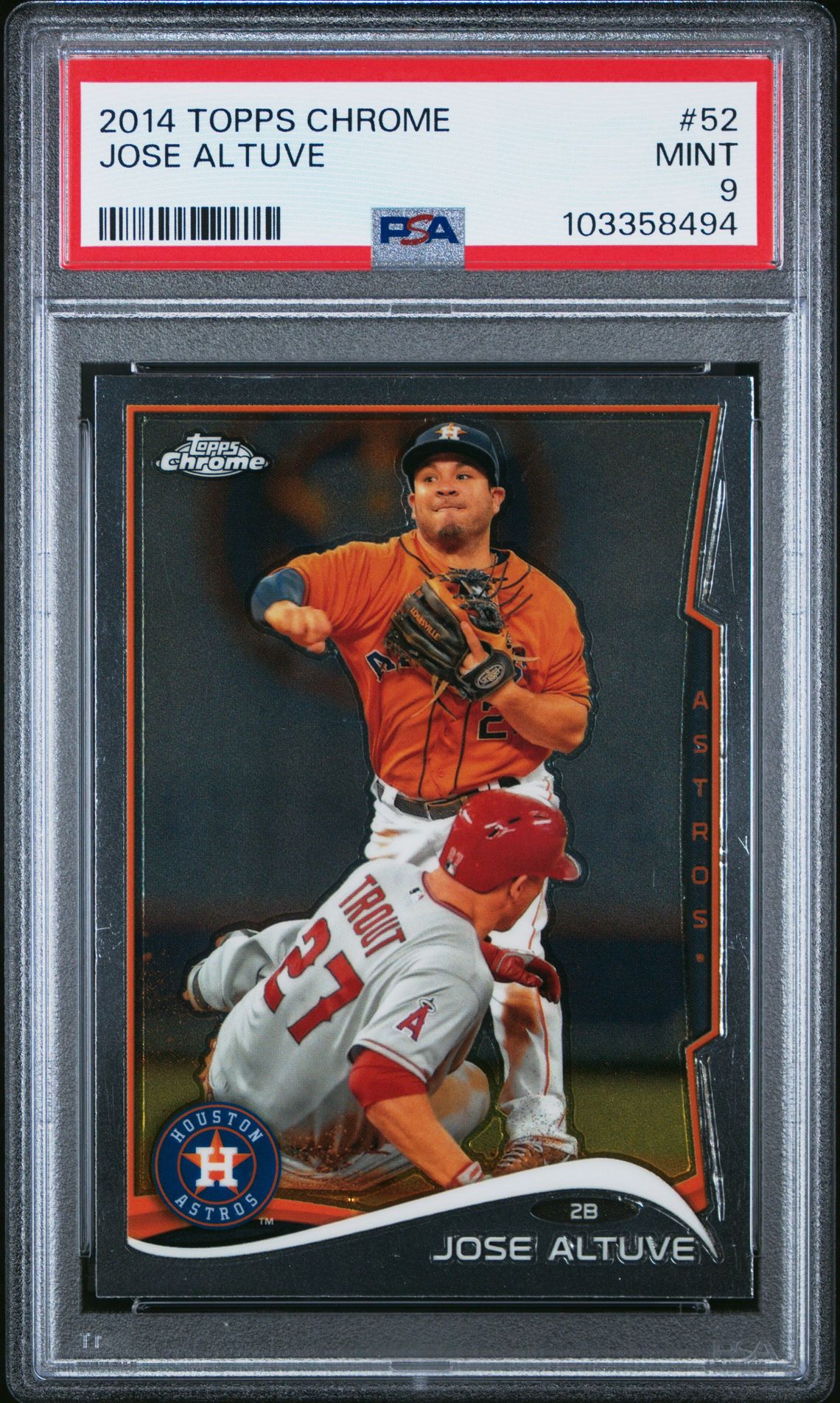 2014 Topps TOPPS CHROME #52 Jose Altuve front