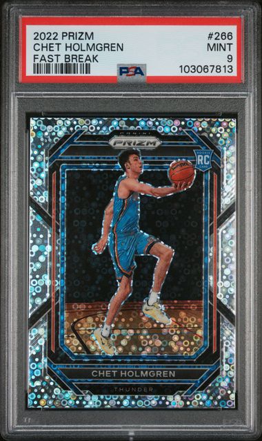 2022 Panini Prizm Fast Break #266 Chet Holmgren front
