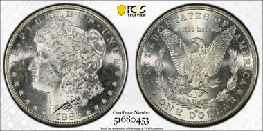 1882-S $1 MS63