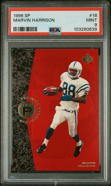 1996 Sp #18 Marvin Harrison front