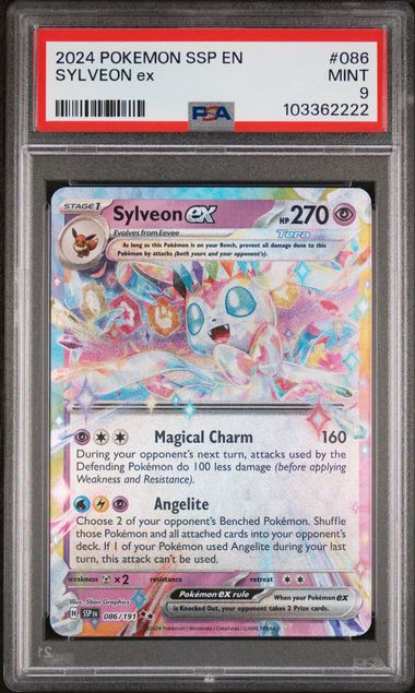 2024 Pokemon Surging Sparks #86 Sylveon front