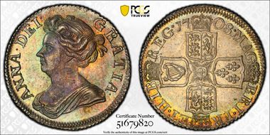 1708 Shil S-3610 3rd Bust MS64