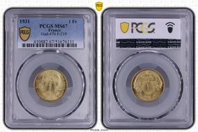 1931 1 Fr Gad-470 F-219 MS67