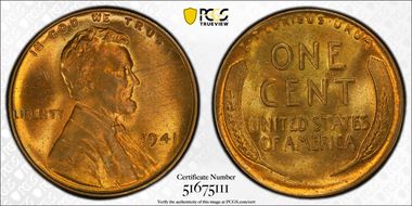 1941 1C MS64RB