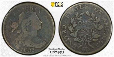 1803 1C Small Date, Small Fraction N1BN