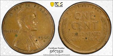 1944-D 1C OMM, FS-512 XF45BN