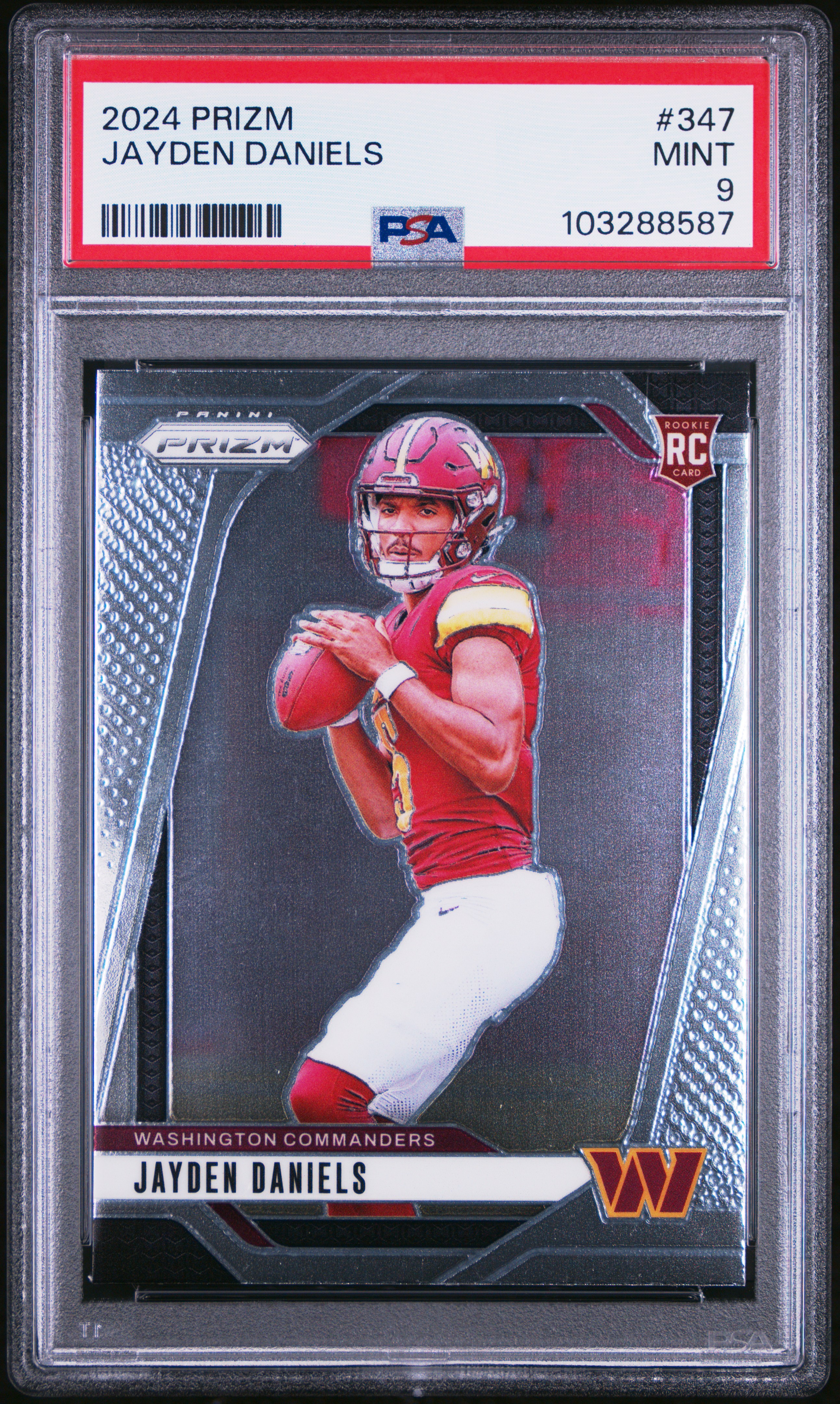 2024 Panini Prizm Jayden Daniels #347 Mint 9 front