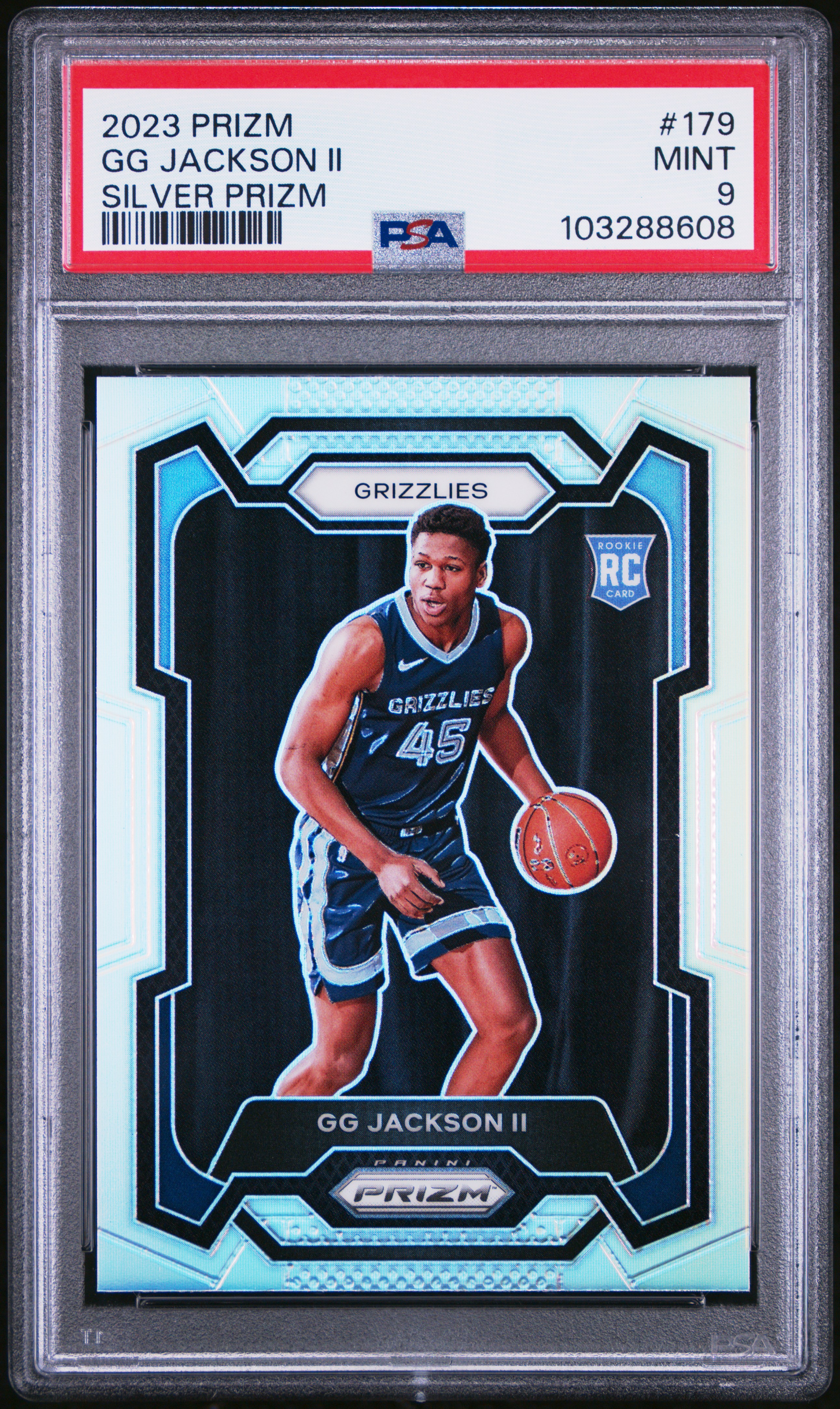2023 Panini Prizm Gg Jackson Ii #179 (Silver Prizm) Mint 9 front