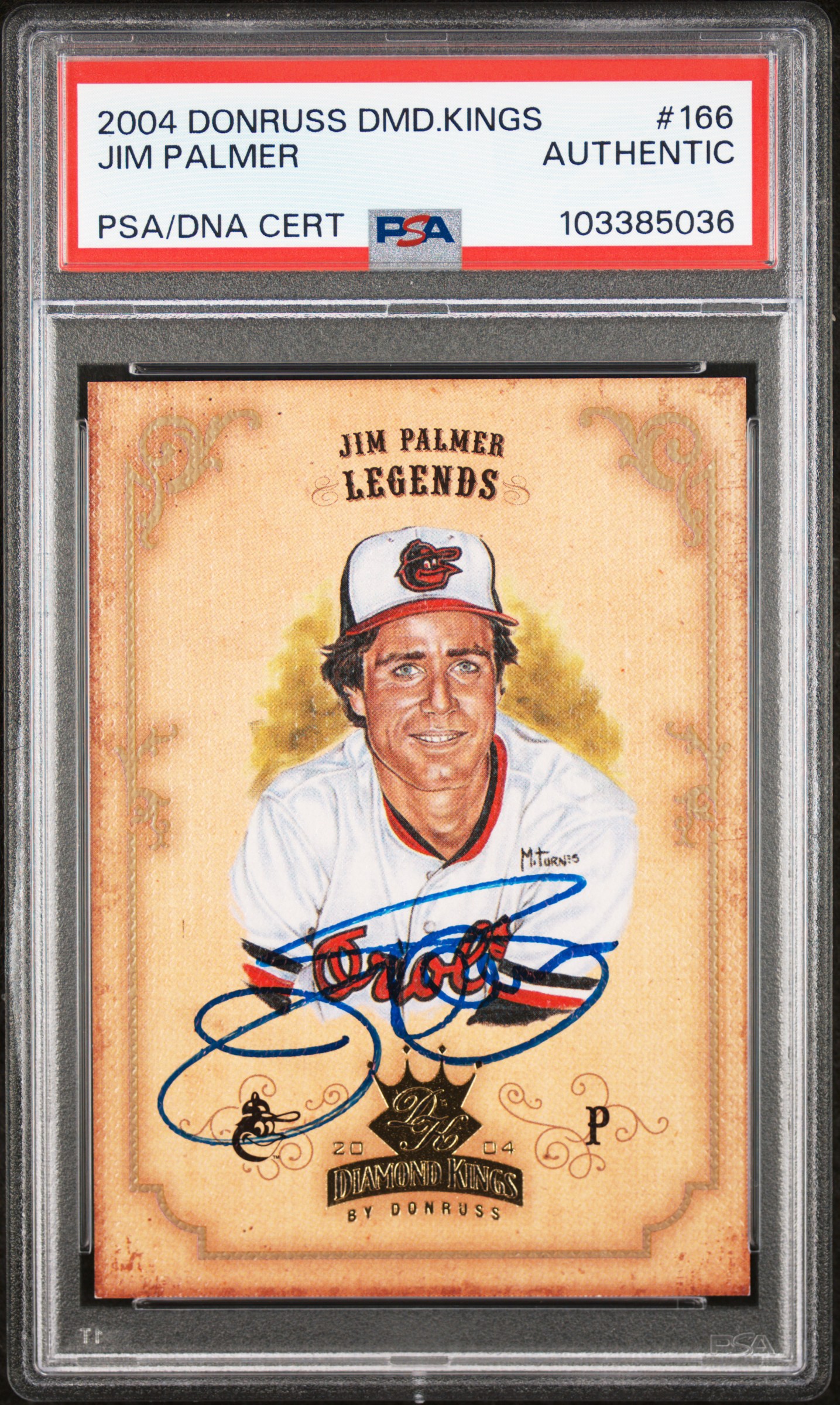 2004 Donruss Diamond Kings Jim Palmer #166 front
