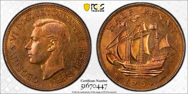 1951 1/2D S-4118 PR65RB