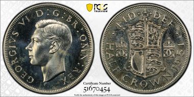 1951 1/2 Cr S-4106 PR65