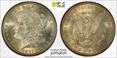 1897-S $1 MS66