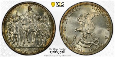 1913 2 Mk 100 Years J-109 MS65