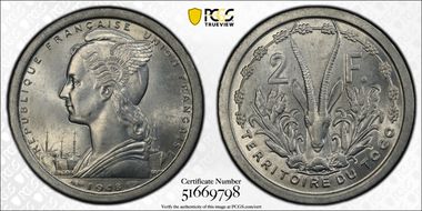 1948 2 Fr Lec-22 MS64