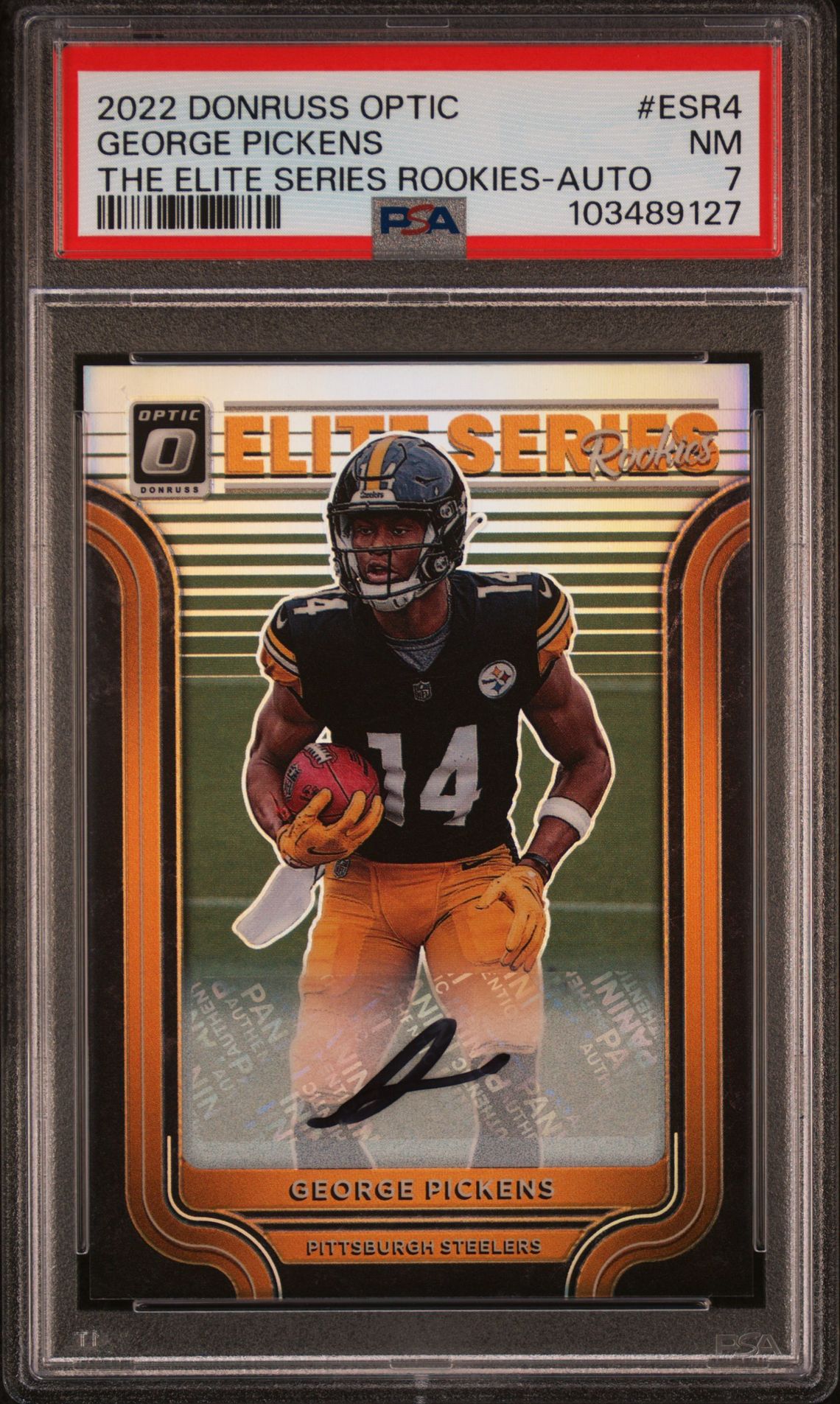 2022 Panini Panini Donruss Optic The Elite Series Rookies #ESR4 George Pickens front