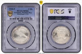 1930-F 3 Mk Rhineland J-345 MS66