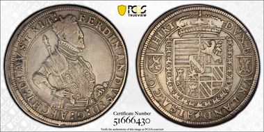 (1564-95) Thaler D-8089 Ensisheim XF40