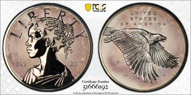 2017-P Medal American Liberty Reverse PR 225th Anniversary U.S. Mint Set First Strike PR68