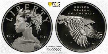 2017-W Medal American Liberty Enhanced Unc 225th Anniversary U.S. Mint Set First Strike SP70