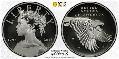 2017-W Medal American Liberty Enhanced Unc 225th Anniversary U.S. Mint Set First Strike SP70
