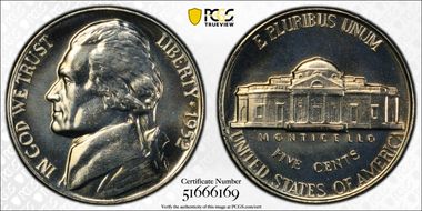 1952 5C Re-Engraved Obv Design FS-401 PR68