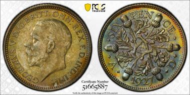 1927 6D S-4040 Acorn Rev PR66