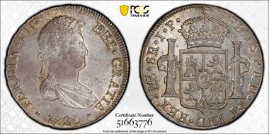 1820-L JP 8 R Calico-1253 MS63