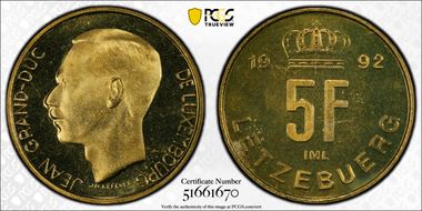 1992 5 Fr PL67